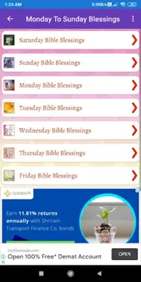 Bible Verses Greetings Wishes android App screenshot 2